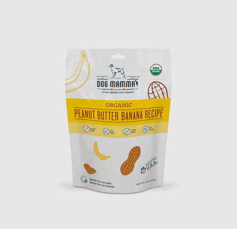 Dog Mamma’s Organic Peanut Butter Banana Dog Treats